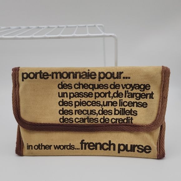 Handbags - Porte-Monnaie Pour... in other words... french purse Canvas Wallet